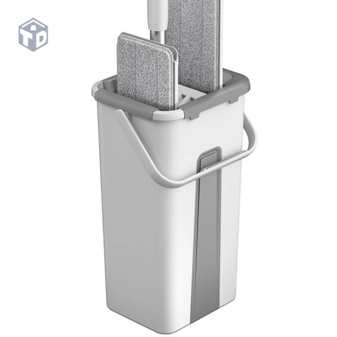 Thùng Lau Nhà Coco đứng Tự Xoay 360 Độ tặng kèm 2 dẻ lau ko hộp