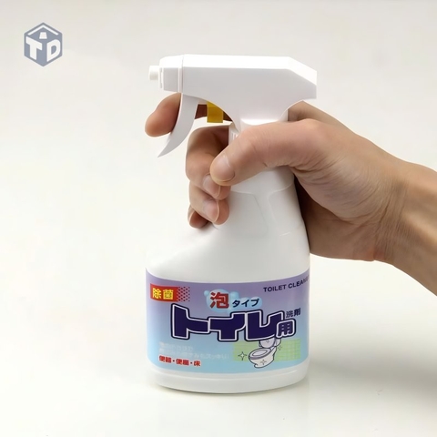 KBN Hàng Nhật, Tem phụ & HĐ: Chai xịt vệ sinh bồn cầu Rocket 300ml (T12)