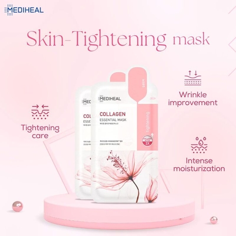 Mặt Nạ Ngăn Ngừa Lão Hóa Da Mediheal Collagen Essential Mask 24ml (Hồng)