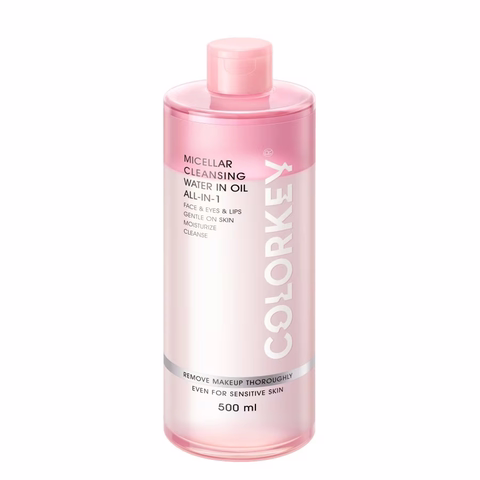 Nước Tẩy Trang Làm Sạch Da  2 Lớp Colorkey Micellar Cleansing Water In Oil All-In-1