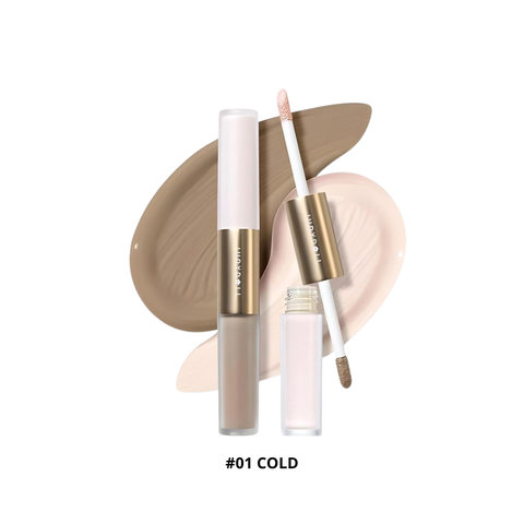 Tạo Khối Và Bắt Sáng 2 Đầu Dạng Kem Judydoll Liquid Highlighter & Contour Du