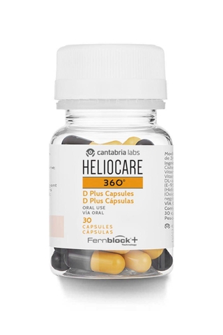 Viên Uống Chống Nắng Heliocare 360° D Plus Capsulas Via Oral