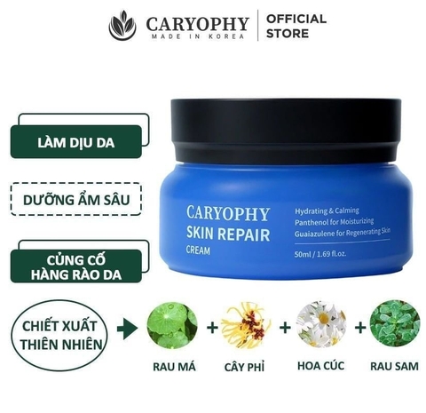 Kem Dưỡng Caryophy Cấp Ẩm, Cải Thiện Làn Da Cho Da Nhạy Cảm Skin Repair Cream