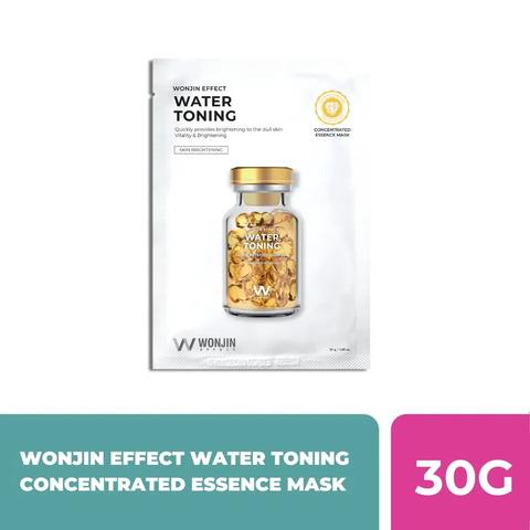 Mặt Nạ Wonjin Dưỡng Trắng Effect Water Toning Concentrated Essence Mask 30g (Vàng)