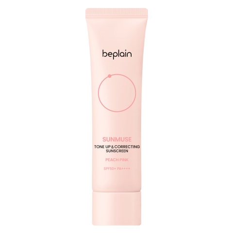 Kem Chống Nắng Nâng Tone Beplain Sunmuse Tone Up & Correcting Sunscreen Peach Pink SPF50+ PA++++ 50ml