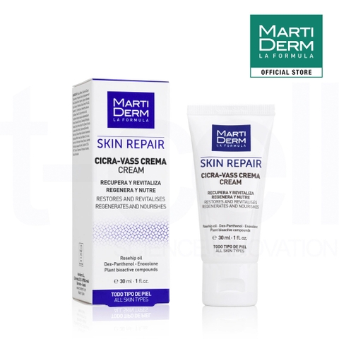 Kem Dưỡng Tái Tạo Phục Hồi Da Nhạy Cảm MartiDerm Skin Repair Cicra Vass Cream
