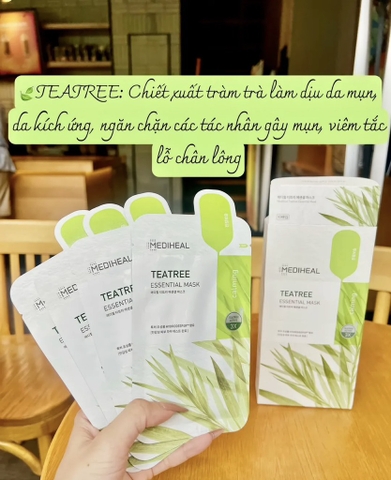 Mặt Nạ Dưỡng Ẩm Sâu, Chống Lão Hóa Mediheal Essential Mask 20ml (1 miếng)