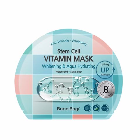 Mặt Nạ Banobagi Stem Cell Mask Cấp Ẩm, Sáng Da Whitening & Aqua Hydrating 30g(Xanh Dương))