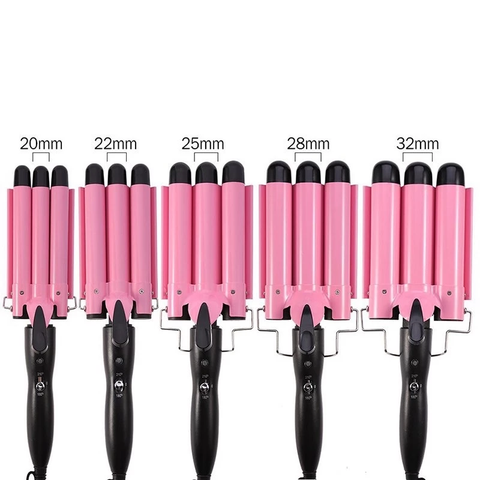 Máy Uốn Tóc Xoăn Sóng Nước 3 Trục Junma Hair Curler