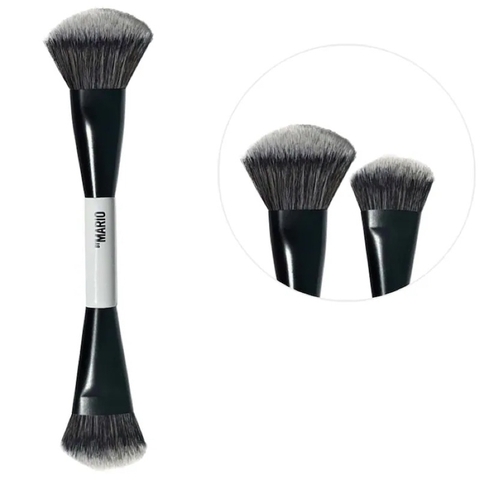 Cọ Trang Điểm Hai Đầu Nền Và Phấn Phủ Makeup By Mario F4 Dual-Ended Foundation And Face Brush