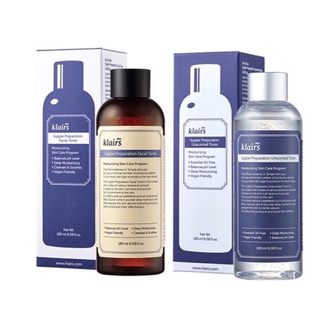 Toner Nước Hoa Hồng Klairs Supple Preparation Unscented Facial