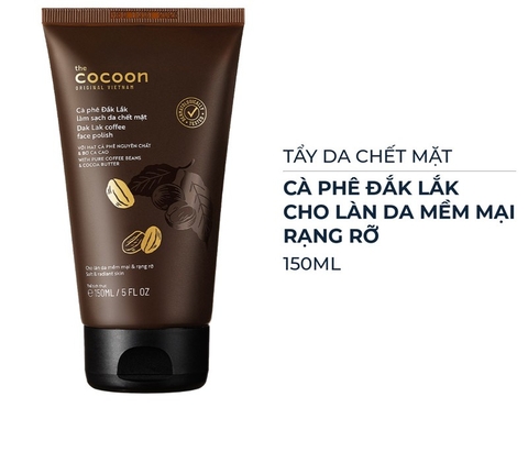 Tẩy Da Chết Mặt Cocoon Cà Phê Đắk Lắk 150ml