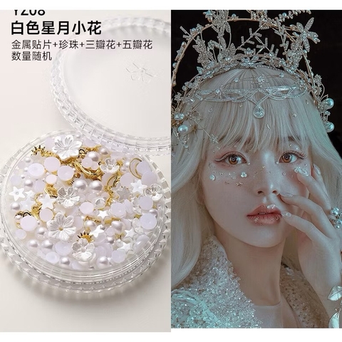 Đá Hoa Bướm Gắn Make Up Trang Điểm (Không Keo)