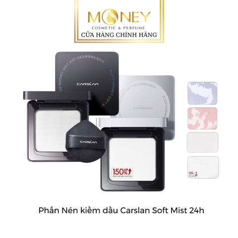 Phấn Phủ Carslan Dạng Nén Black Magnet Soft Mist Powder 8g