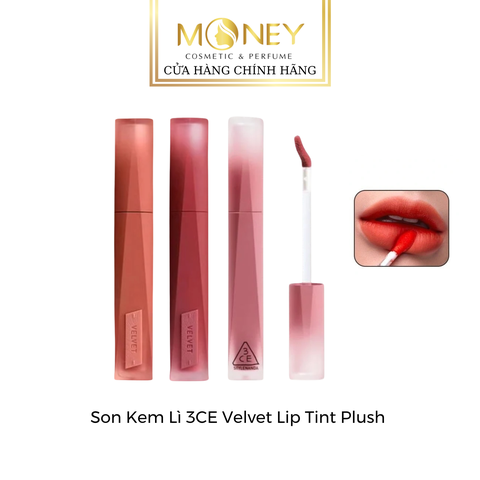 Son Kem Lì 3CE Velvet Lip Tint Plush