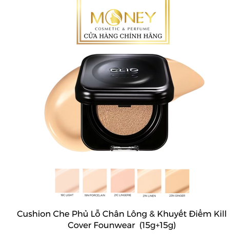 Phấn Nước Cushion Che Phủ Lỗ Chân Lông & Khuyết Điểm Kill Cover Founwear