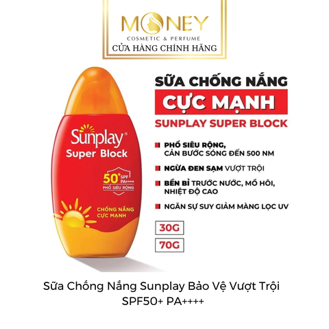 Sữa Chống Nắng Sunplay Bảo Vệ Vượt Trội SPF50+ PA++++