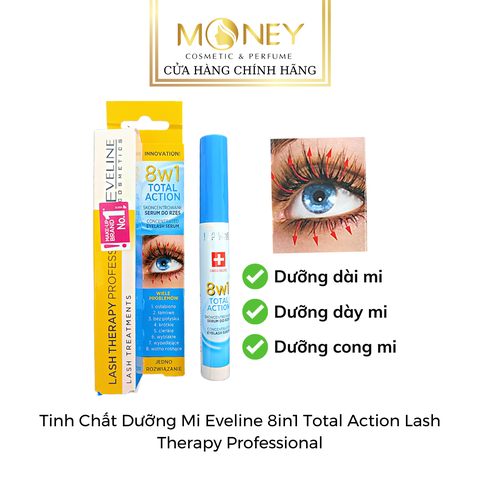 Huyết Thanh Dưỡng Dài Mi Eveline 8 In 1 Total Action Concentrated Eyelash Serum