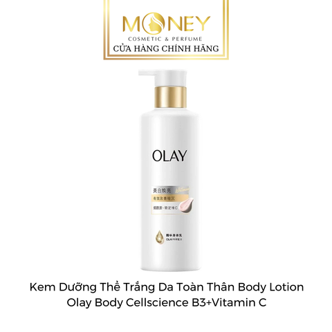 Kem Dưỡng Thể Trắng Da Toàn Thân Body Lotion Olay Body Cellscience B3+Vitamin C