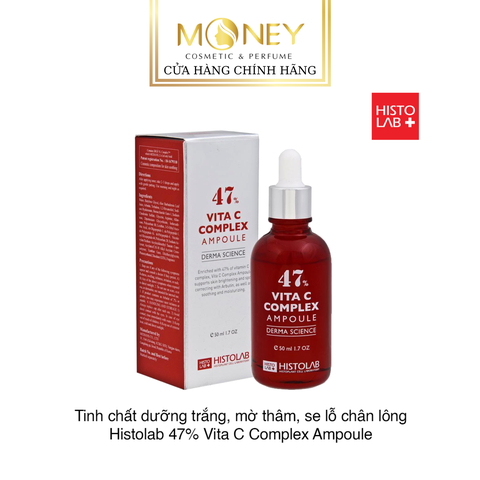 Tinh Chất Dưỡng Trắng Da Histolab 47% Vita C Complex Ampoule Derma Science 50ml