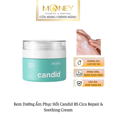 Kem Dưỡng Ẩm Phục Hồi Candid B5 Cica Repair & Soothing Cream
