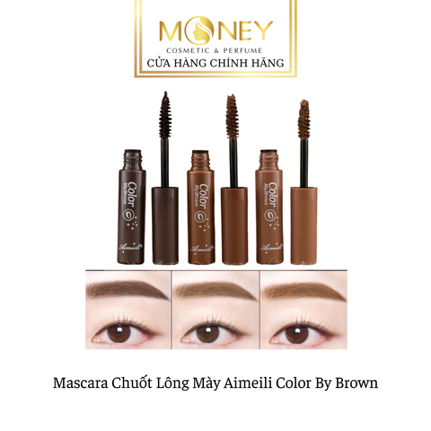 Mascara Chuốt Lông Mày Aimeili Color By Brown