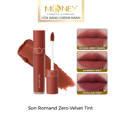 Son Kem Lỳ Romand Zero Velvet Tint