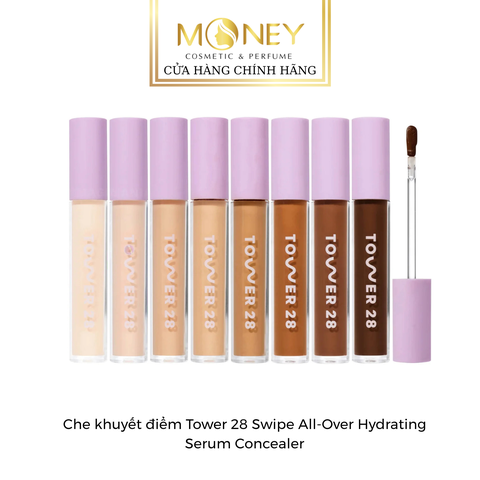 Che khuyết điểm Tower 28 Swipe All-Over Hydrating Serum Concealer