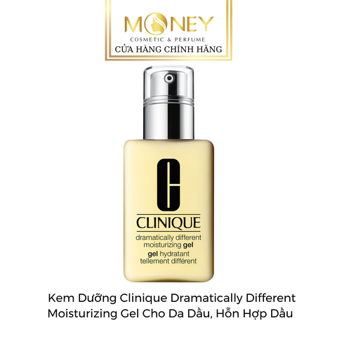 Kem Dưỡng Clinique Dramatically Different Moisturizing Gel Cho Da Dầu, Hỗn Hợp Dầu