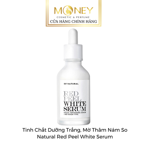 Tinh Chất Dưỡng Trắng, Mờ Thâm Nám So Natural Red Peel White Serum