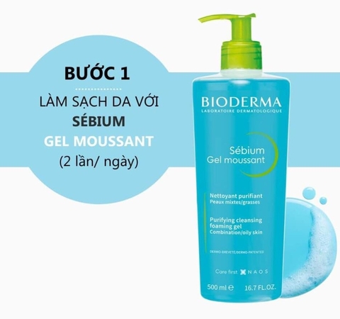 Sữa Rửa Mặt Bioderma Sebium Gel Moussant