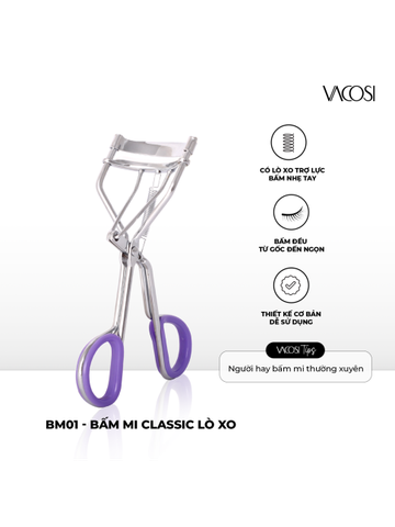 Bấm Mi Lò Xo Vacosi Clasic Lash Curler - BM01