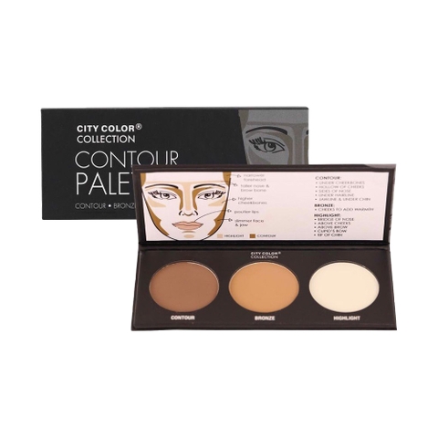 Bảng Phấn Tạo Khối và Highlight  City Color Contour Effects Contour Effects
