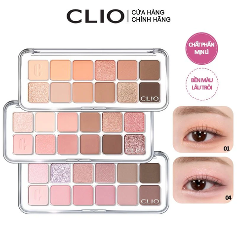 Bảng Phấn Mắt 12 Ô Clio Pro Eye Palette Air 7.2g
