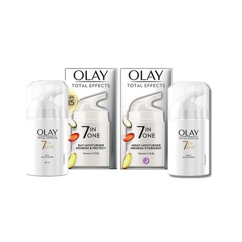 Set Kem Dưỡng Da Ngăn Ngừa Lão Hóa Olay Total Effects 7in1