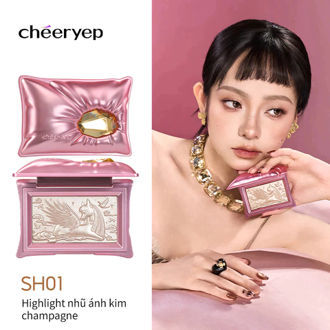 Phấn Bắt Sáng Highlight Cheeryep Pillow Gem Căng Bóng Nhũ Mịn Lì Tự Nhiên