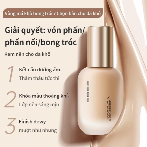 Kem Nền Cấp Ẩm Căng Bóng Uodo Moisturizing Light 30ml