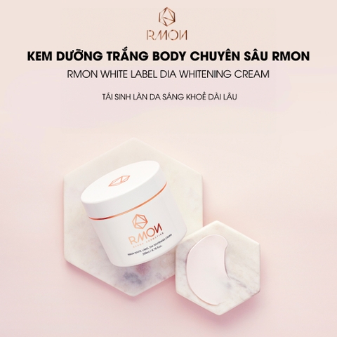 Kem Dưỡng Trắng Da Body Rmon White Label Dia Whitening Cream