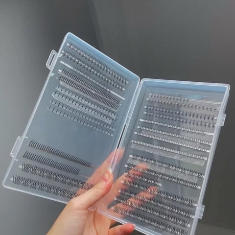 Hộp Đựng Lông Mi Đa Tầng Sẵn 3 Miếng Keo Dính