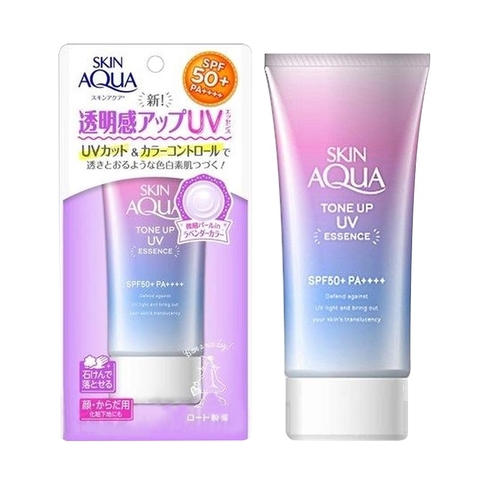 Kem Chống Nắng  Skin Aqua Tone Up UV Essence Tím 80g