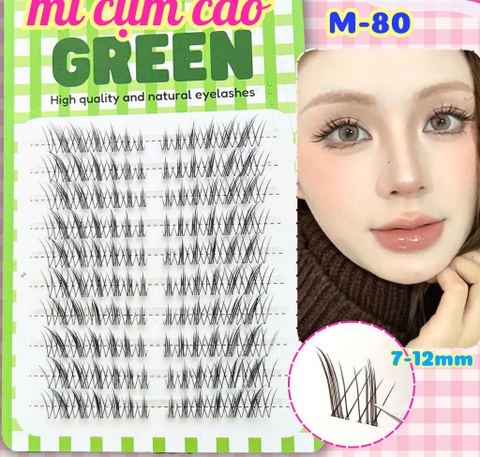 Lông Mi Giả Mi Chùm Chùm Green