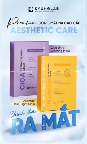 Mặt Nạ Dưỡng Sáng Phục Hồi Kyung Lab Allantoin CiCa Ultra Light Calming Mask (1 Miếng))
