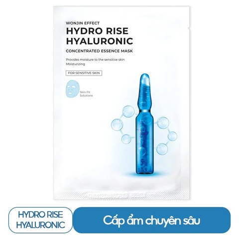 Mặt Nạ Wonjin Cấp Ẩm Chuyên Sâu Effect Hydro Rise Hyaluronic Concentrated Essence Mask 30g