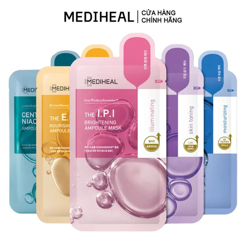 Mặt Nạ Dưỡng Sáng Làm Dịu Cấp Ẩm Mediheal Ampoule Mask (1 Miếng)