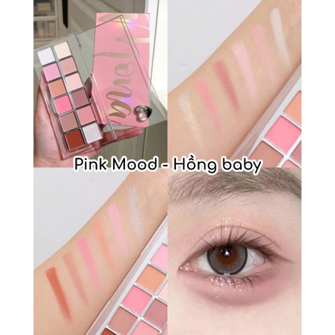 Bảng Phấn Mắt Mona Eyeshadow Palette 12 Ô