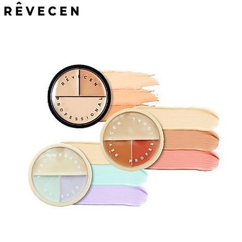 Kem Che Khuyết Điểm Revecen 3 Complex Cover & Concealer Che Phủ Hoàn Hảo, Bám Chặt
