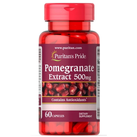 Viên Uống Chống Nắng Puritan’s Pride Pomegranate Extract 250mg Puritan's Pride