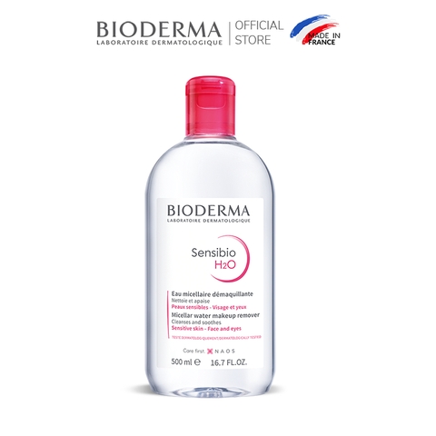 Nước Tẩy Trang Bioderma Sensibio H2O (Hồng)