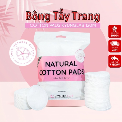 Bông Tẩy Trang Natural Cotton Pads Kyung Lab