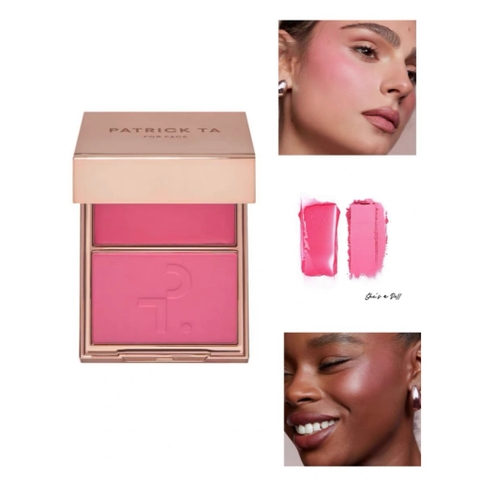 Má Hồng PaTrick Ta Double-Take Cream And Powder Blush Duo